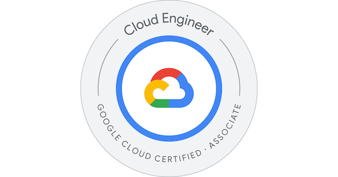 Google Cloud Associate Cloud Engineer certification badge